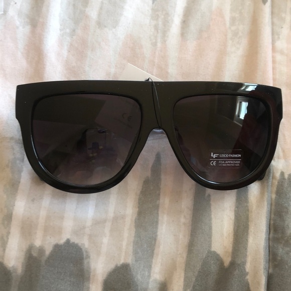 SIN CITY Fashion Oversized BLACK SQUARE Sunglasses